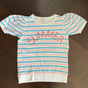 Crewcuts short sleeve “Summer” sweatshirt (1a)